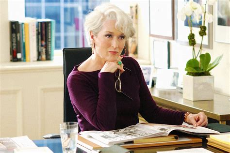 meryl streep il diavolo veste prada frasi|meryl streep nel diavolo veste prada.